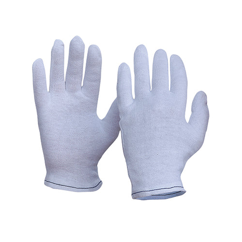 Interlock Poly/Cotton Liner Hemmed Cuff Gloves Minimum 12 to Buy