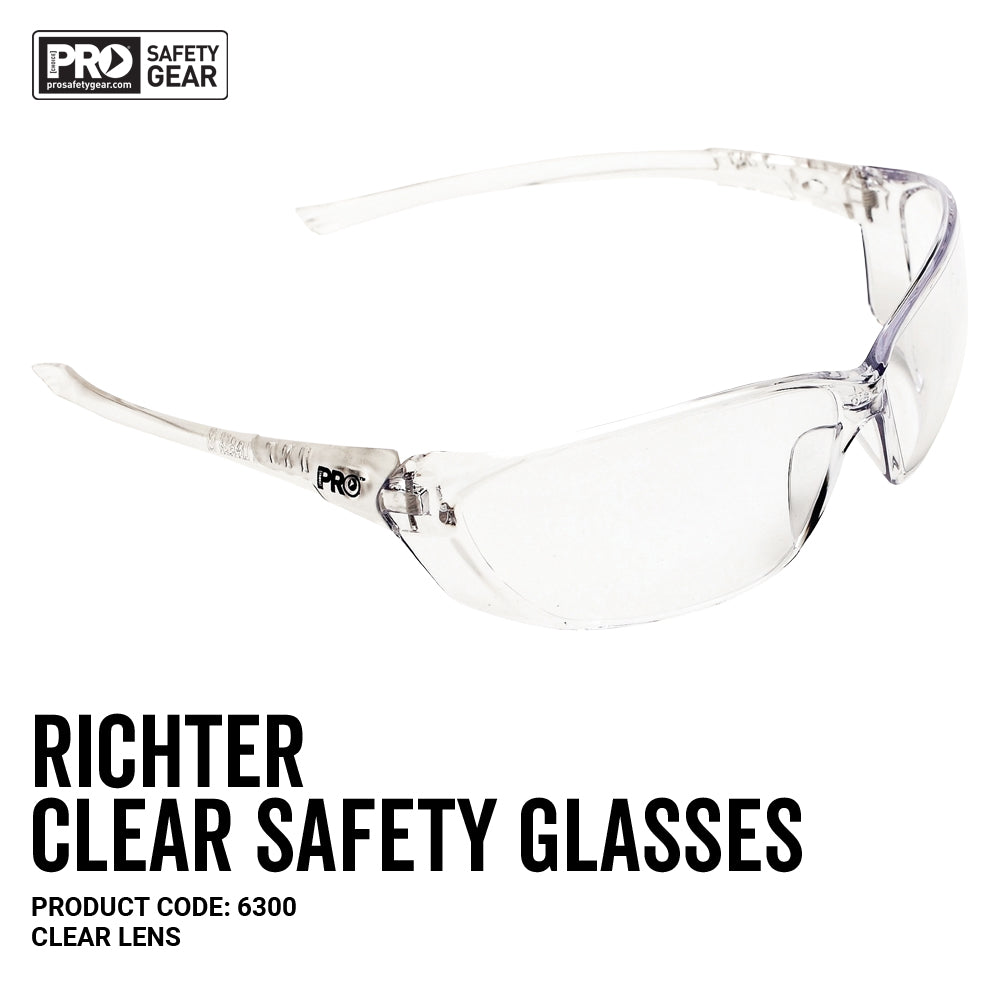 Richter Safety Glasses Clear Lens