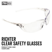 Richter Safety Glasses Clear Lens