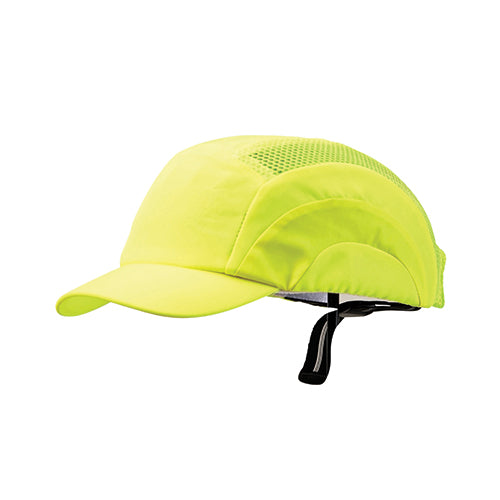 Bump Cap - Short Peak Fluro Yellow