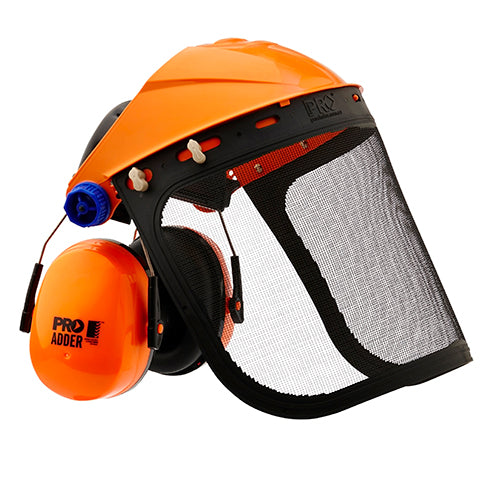 Browguard + Mesh Visor + Adder Earmuff Combo