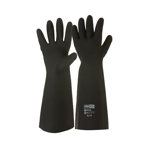 Black Knight 46cm Rubber Gloves