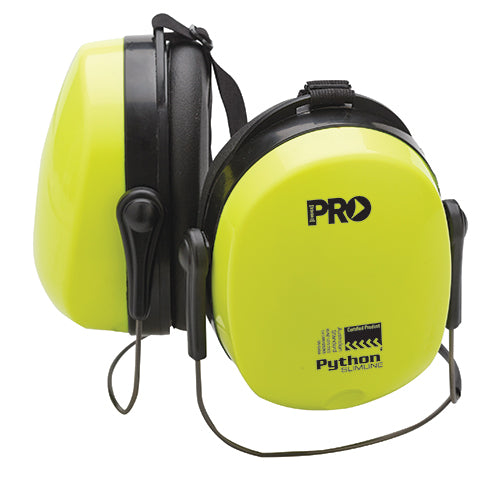Python Slimline Neckband Earmuffs Class 4 -23db
