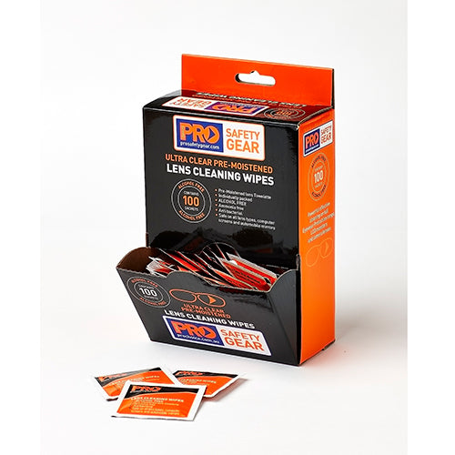 Lens Cleaning Wipe - Alcohol Free 100 Pack