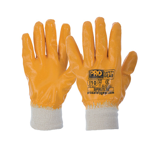 Super-lite Orange Fully Dipped Gloves