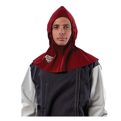Pyromate Welders Hood Maroon