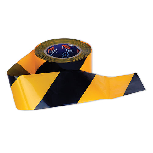 Barricade Tape - 100mm X 75m Yellow / Black