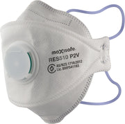 P2 3-Panel Flat fold Respirator with valve, box 20