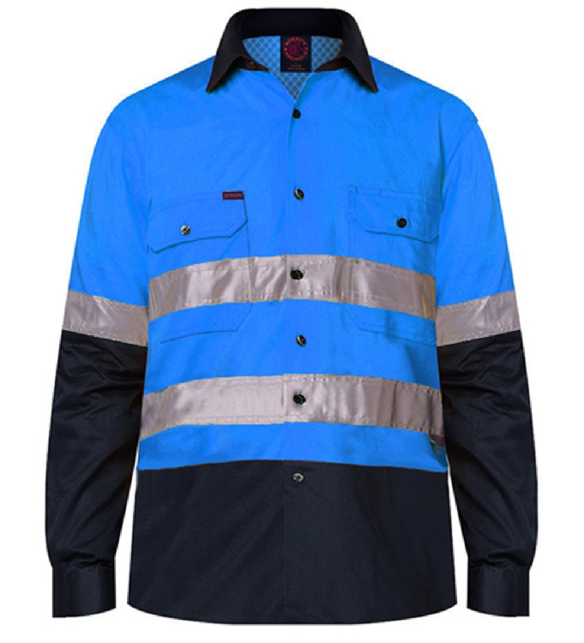 Ritemate Hi Vis Lightweight Long Sleeve Drill Shirt RM107V2R