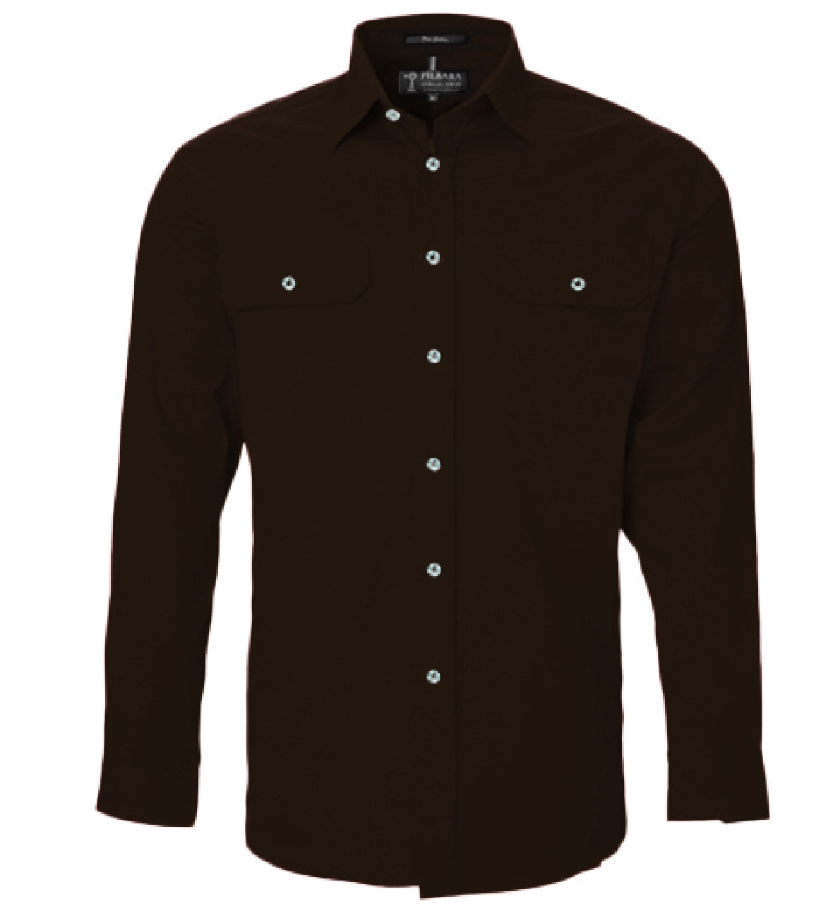 Men's Pilbara Open Front L/S Shirt