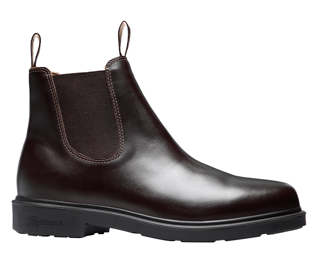 Muster 1-Piece Dress Boot - Mahogany Brown RMMG