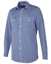 Men's Pilbara Y/D Check Dual Pocket L/S Shirt
