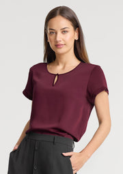 Womens Evelyn Short Sleeve Blouse RU569LS