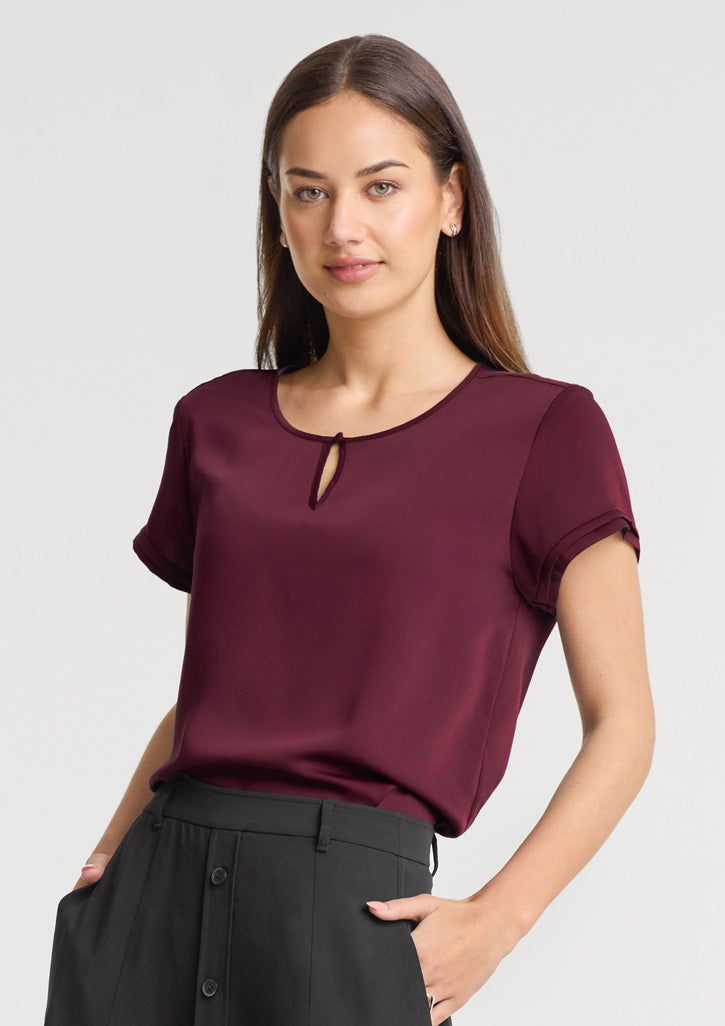 Womens Evelyn Short Sleeve Blouse RU569LS