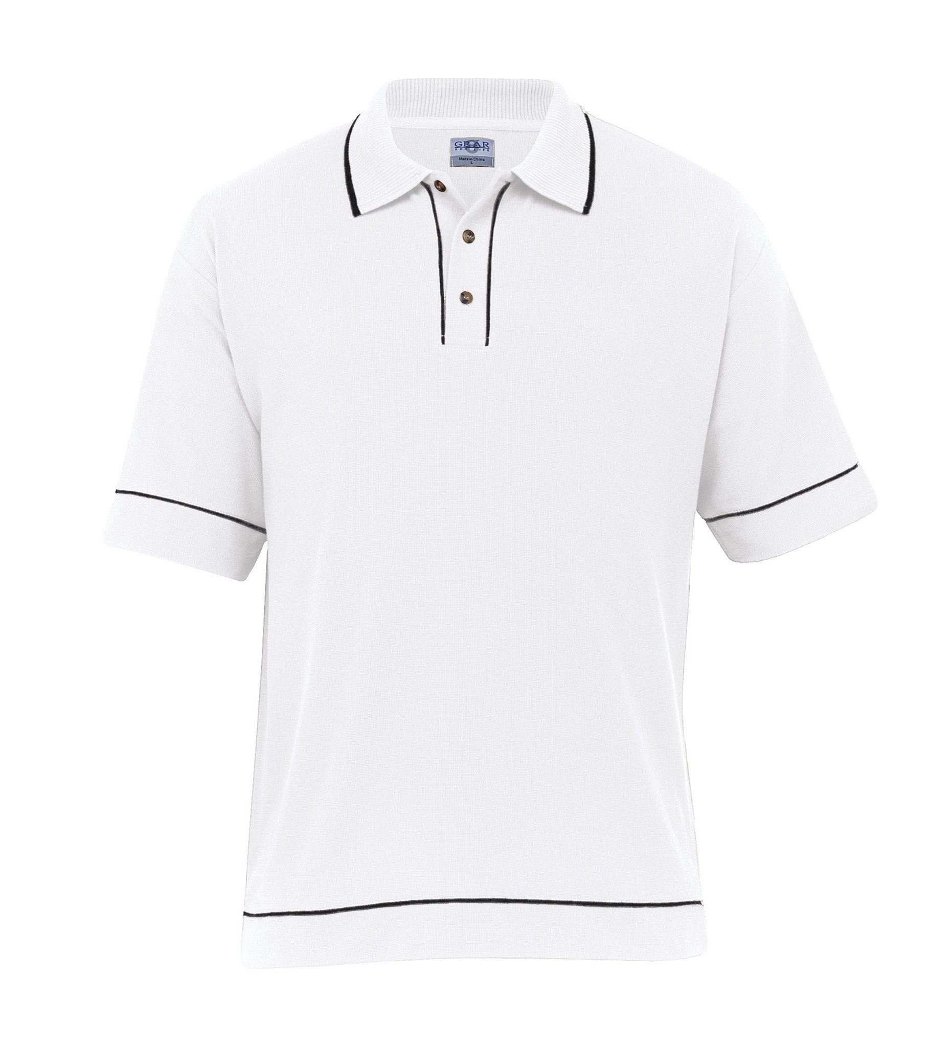 Rwp Gear For Life Retro Waffle Polo Shirt