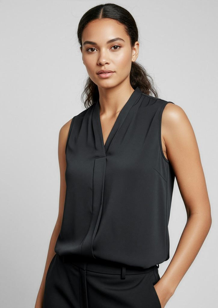 Ladies Sleeveless Madison Top S627LN