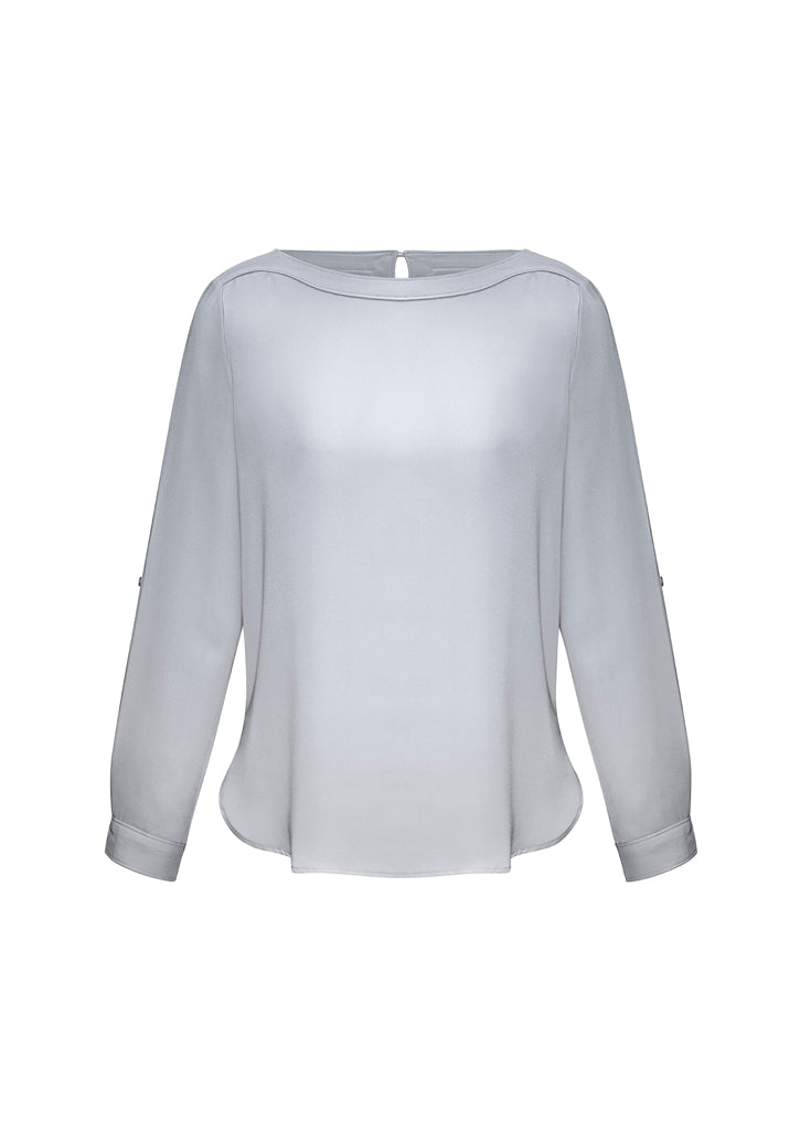 Ladies L/S Madison Boatneck Shirt