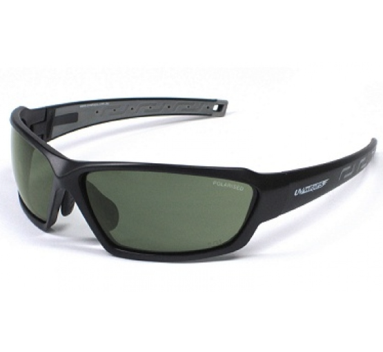 Glasses Safety UV Wrap Smoke Polarised with adjustable nose piece SG92150