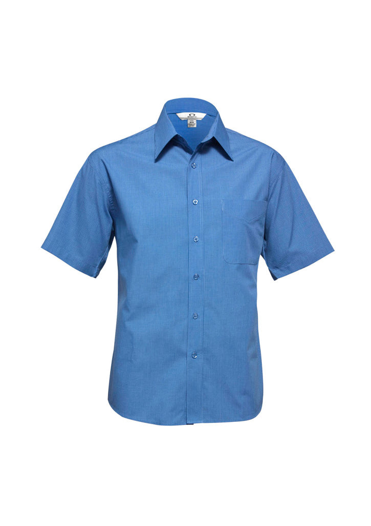 Micro Check Mens S/S Shirt
