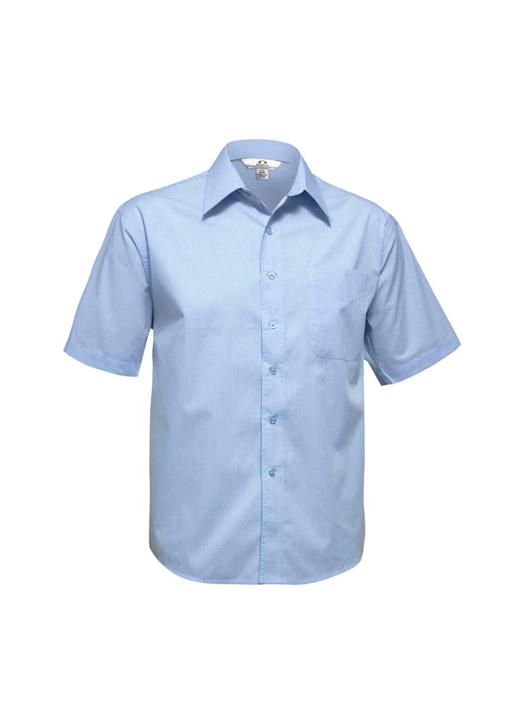 Micro Check Mens S/S Shirt