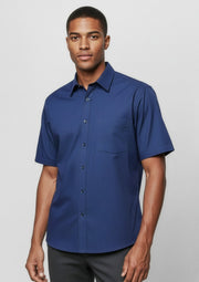 Micro Check Mens S/S Shirt SH817