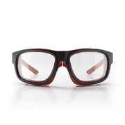 SafeStyle Switches Matte Black/Red Frame Clear Lens