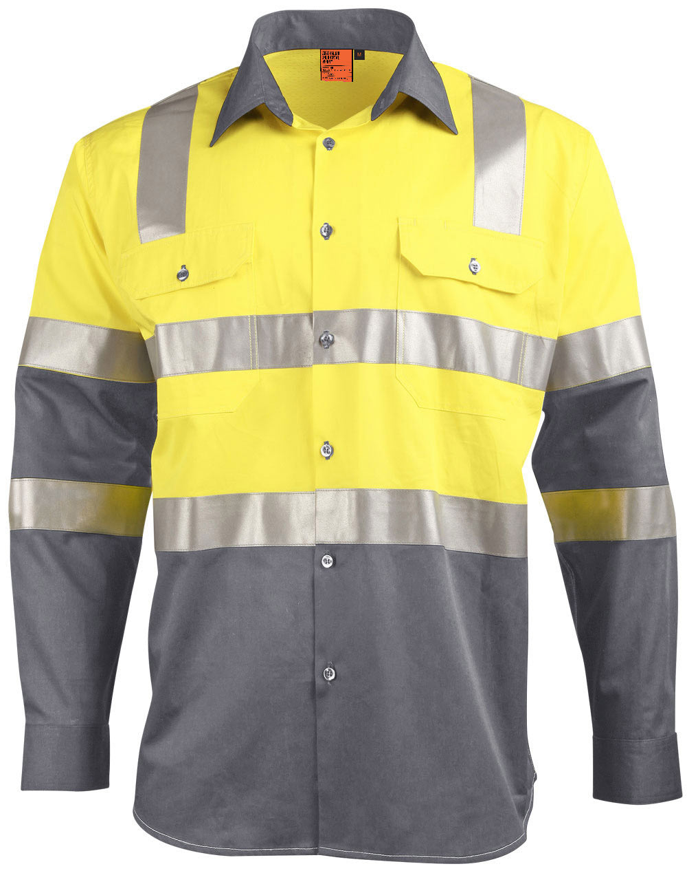 Biomotion Day/night Light Weight Safety Shirt With X Back Tape Configuration