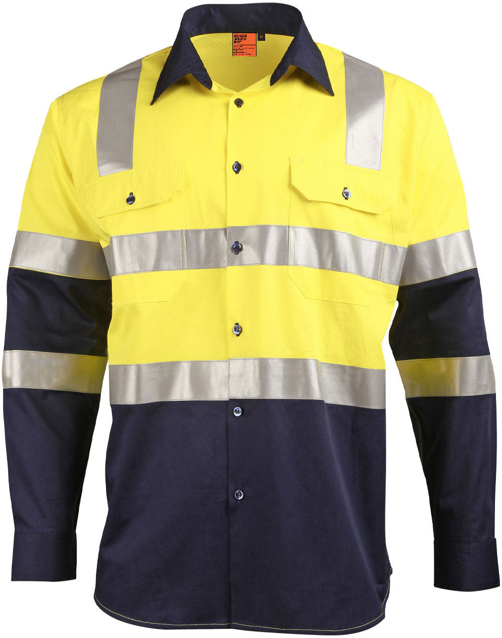 Biomotion Day/night Light Weight Safety Shirt With X Back Tape Configuration