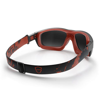 SafeStyle Switches Matte Black/Red Frame Grey Polarised Lens SPSW1-0001