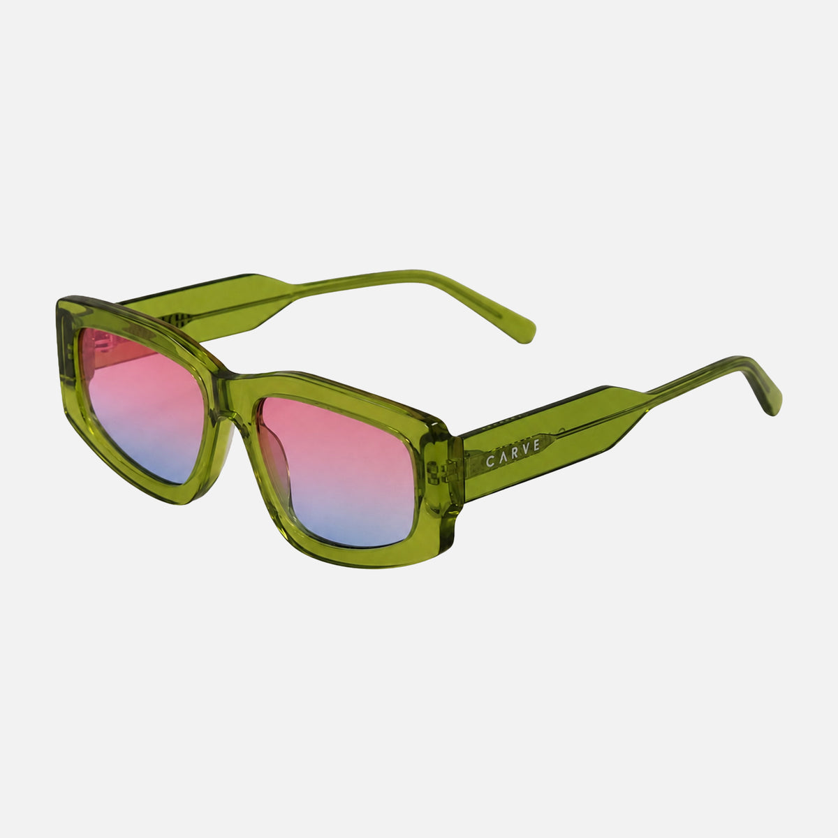 Tempted - Translucent Moss Frame Pink Gradient Lens 35314