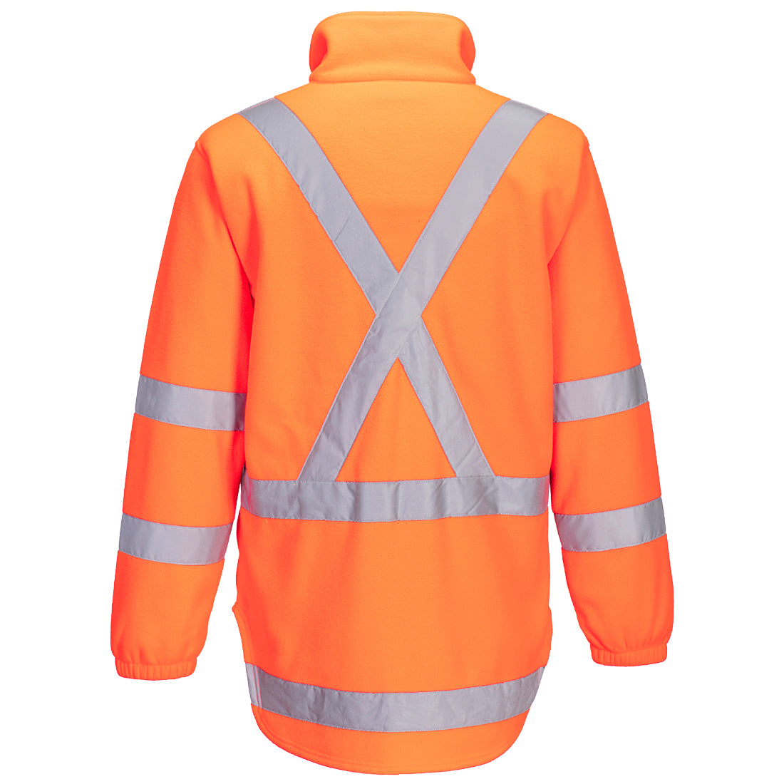 W17 Hi Vis X Back 1/4 Zip Polar Fleece