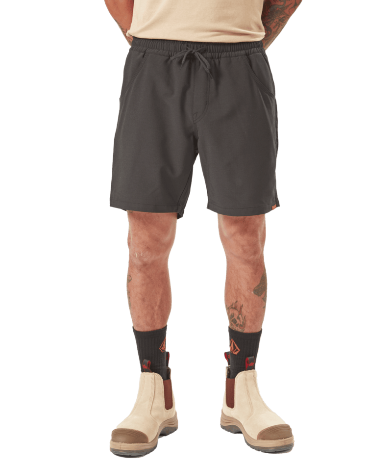 Rack Elastic Waist Hybrid Cargo Black