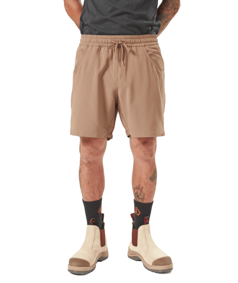 Rack Elastic Waist Hybrid Cargo Black