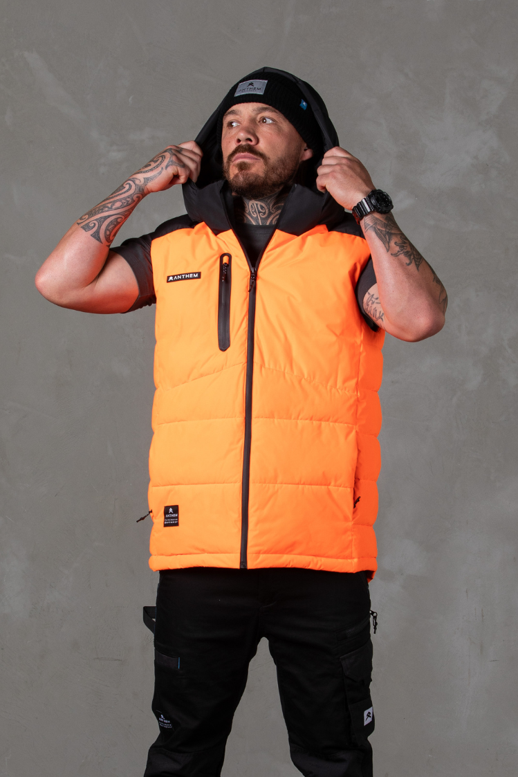 Hi Vis Puffer Vest