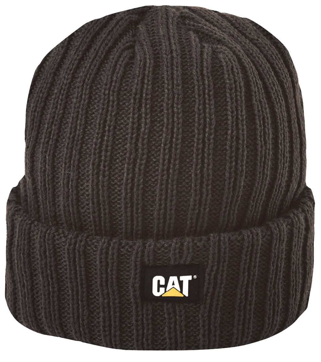 Rib Watch Cap/Beanie Black