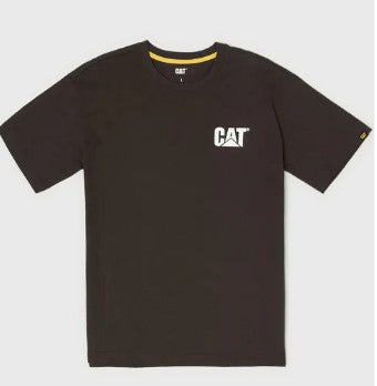 CAT Trademark Tee Black W05324