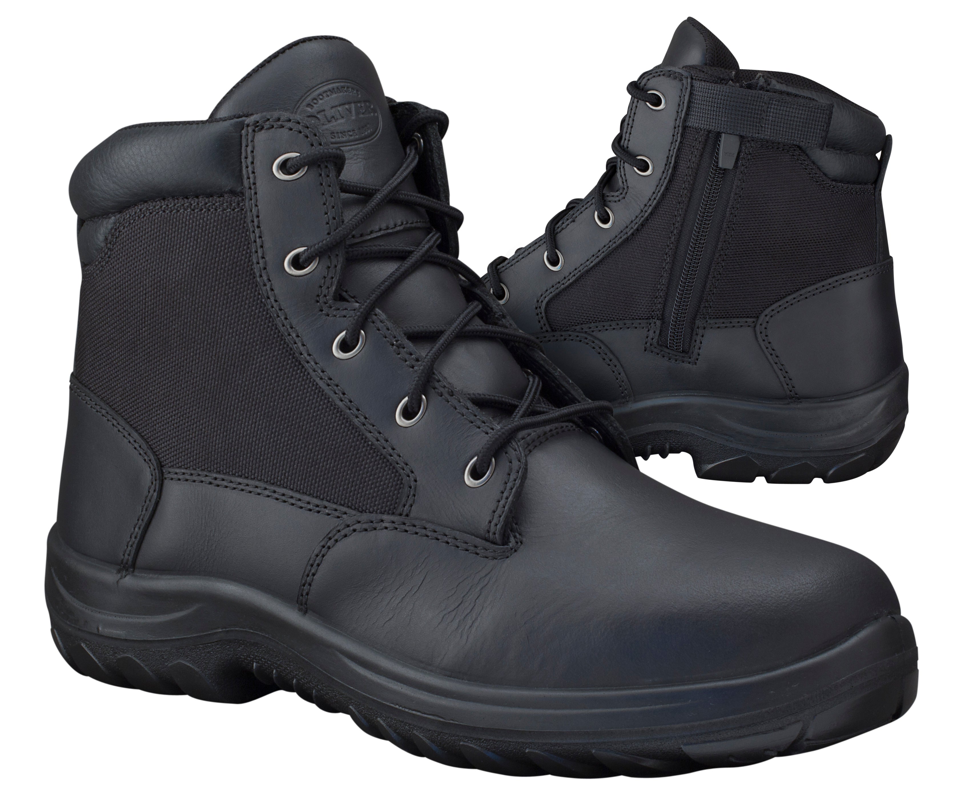 Oliver WB 34 Series Black Zip Sided Ankle Boot