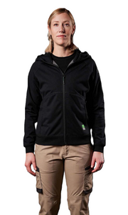 Jacket Ladies Fleece Zip Thru Hoodie