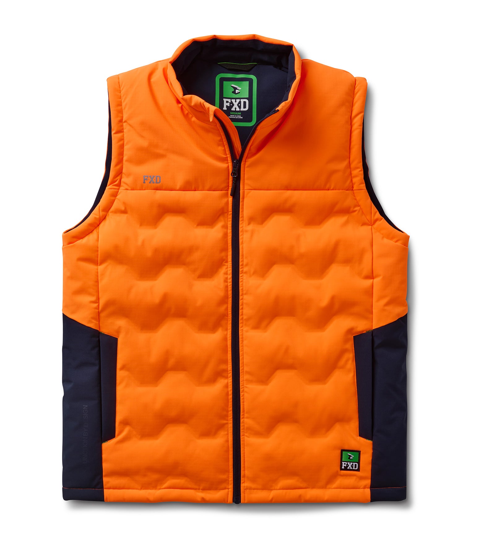 Men's Insulated Hi Vis Puffer Vest WO-6