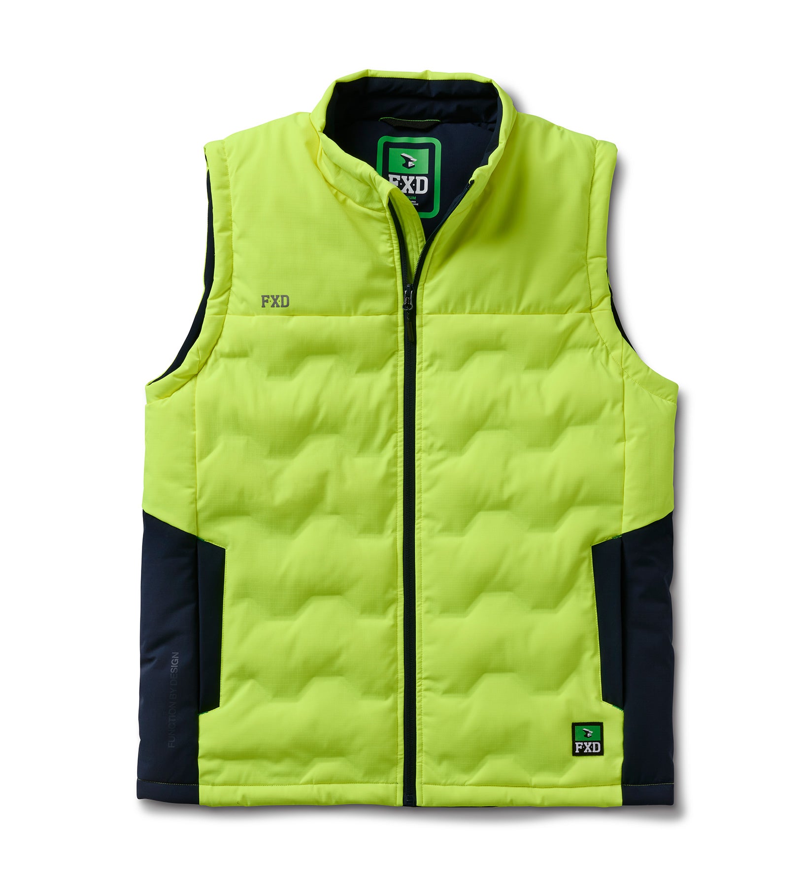 Men's Insulated Hi Vis Puffer Vest WO-6