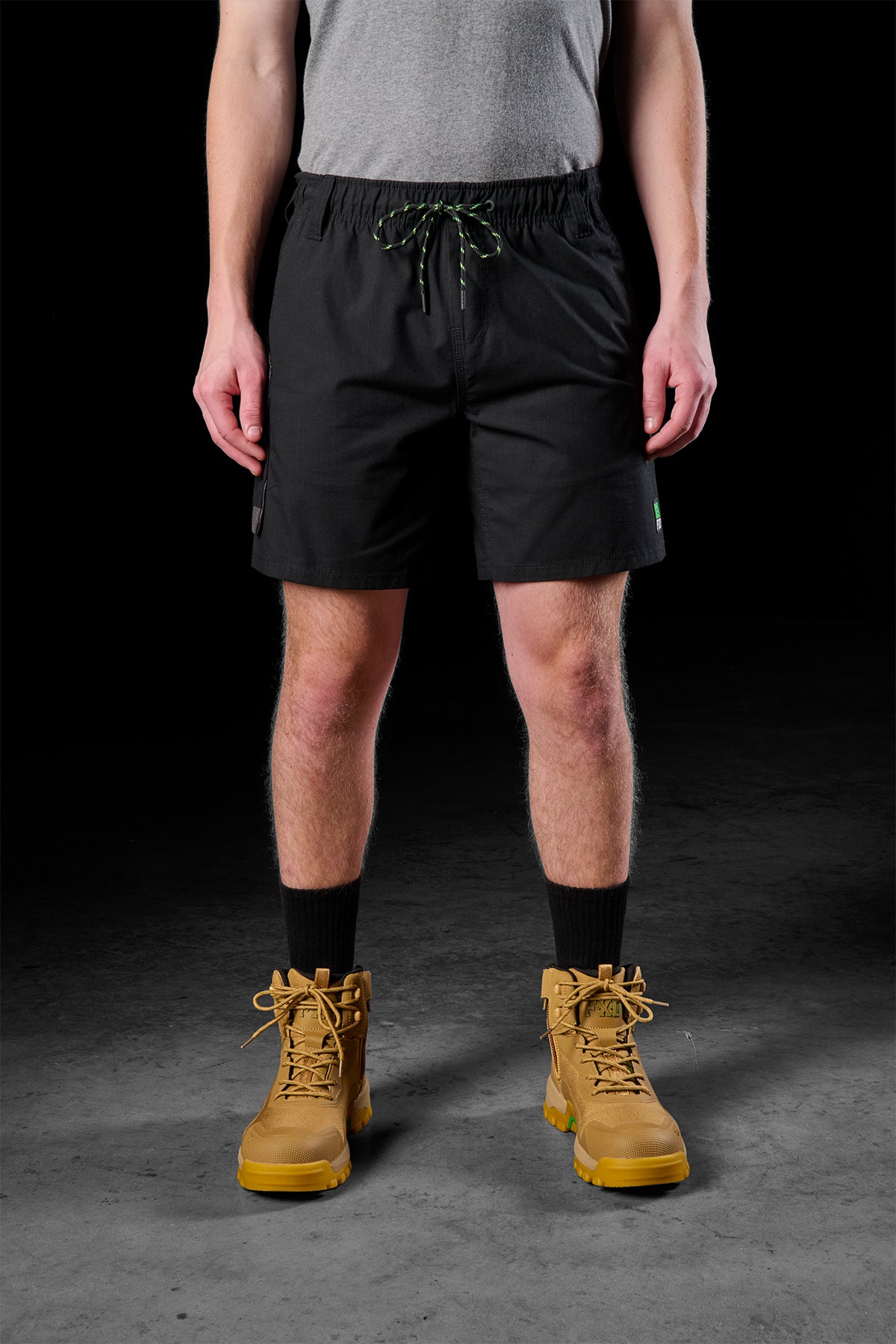Elastic Waist Utility Short