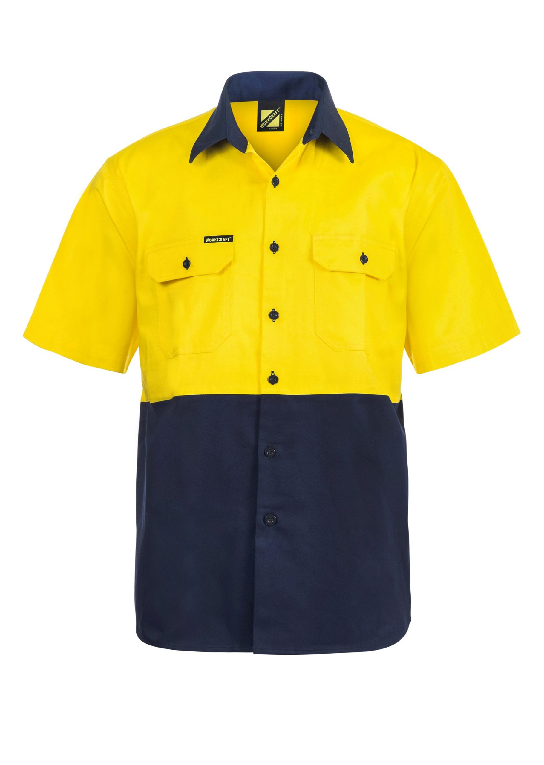 Hi Vis Cotton Drill Shirt SS