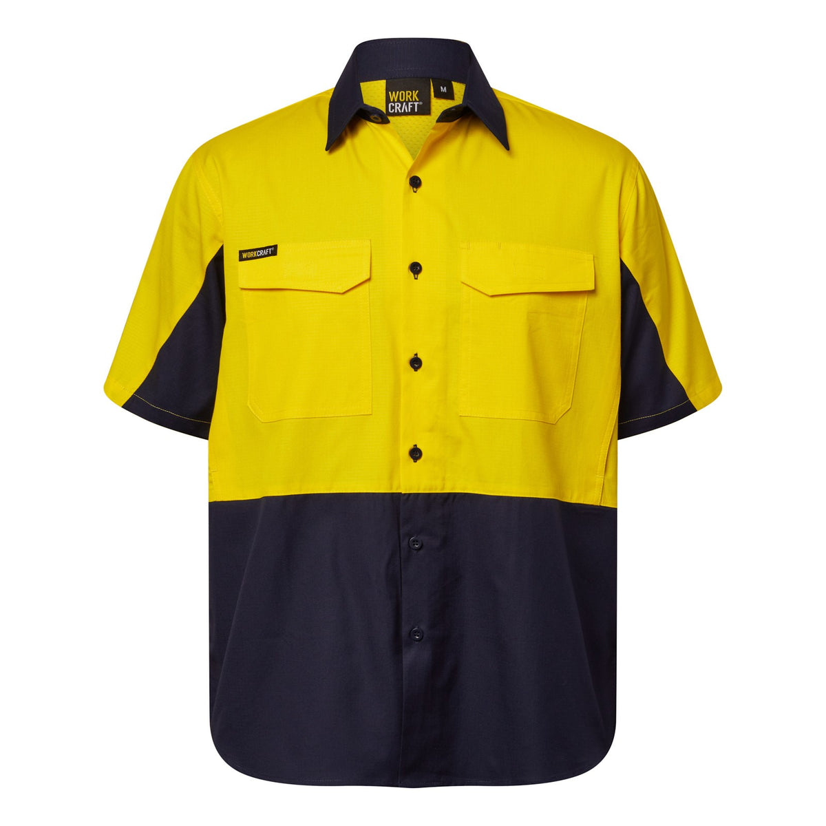 Hi Vis Short Sleeve Vented Rip Stop Shirt WS6067