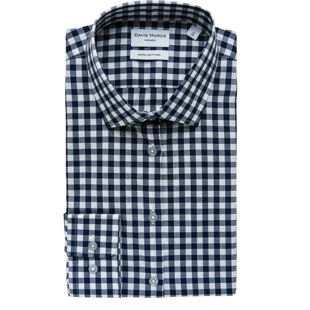Women's Long Sleeve Women's Fit Pop Check