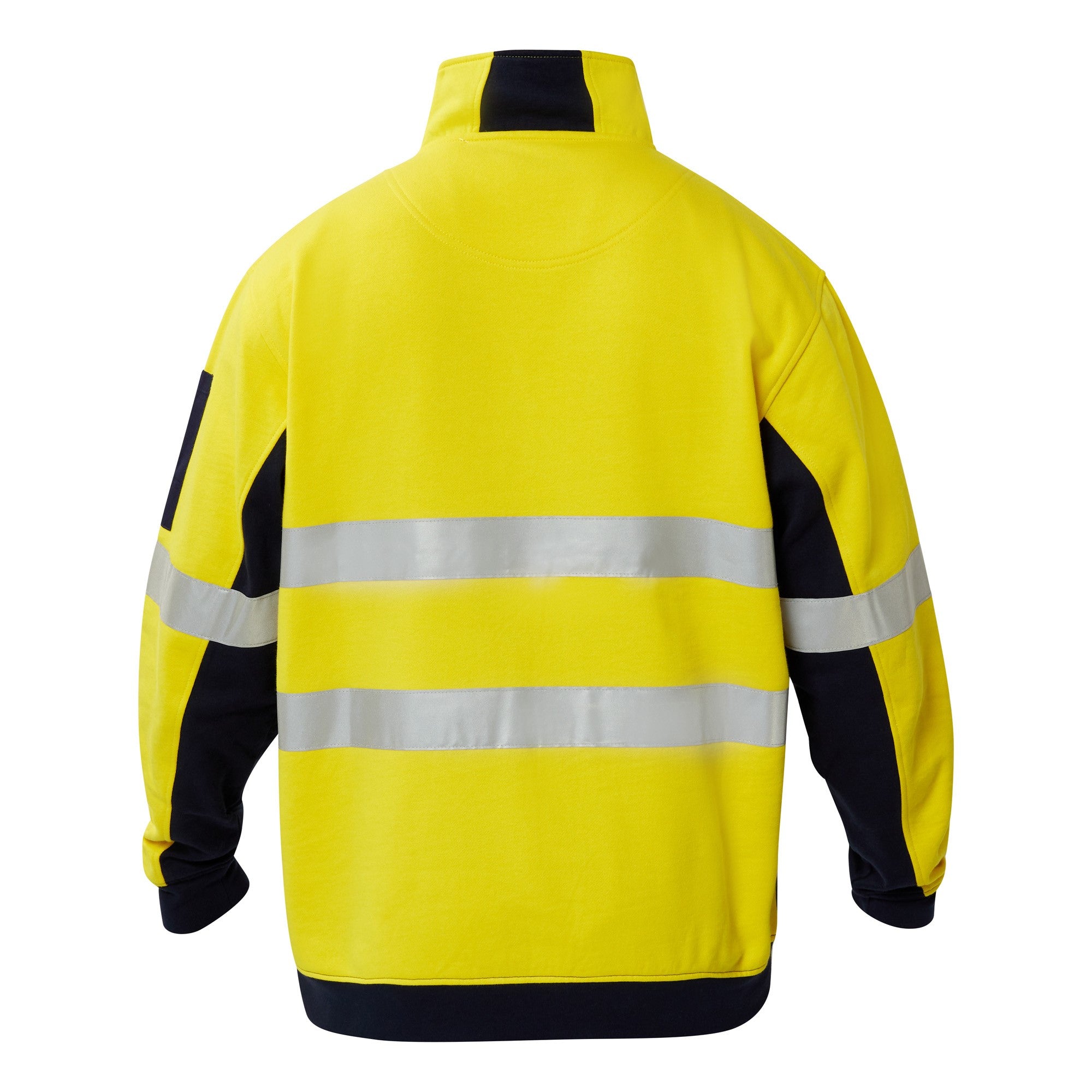 Hi Vis Half Zip Cotton Reflective Pullover
