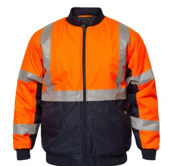 Tempest Hi Vis Bomber Jacket With X - Pattern Tape WW9010