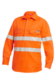 Shieldtec FR Hi Vis Closed Front Taped Shirt