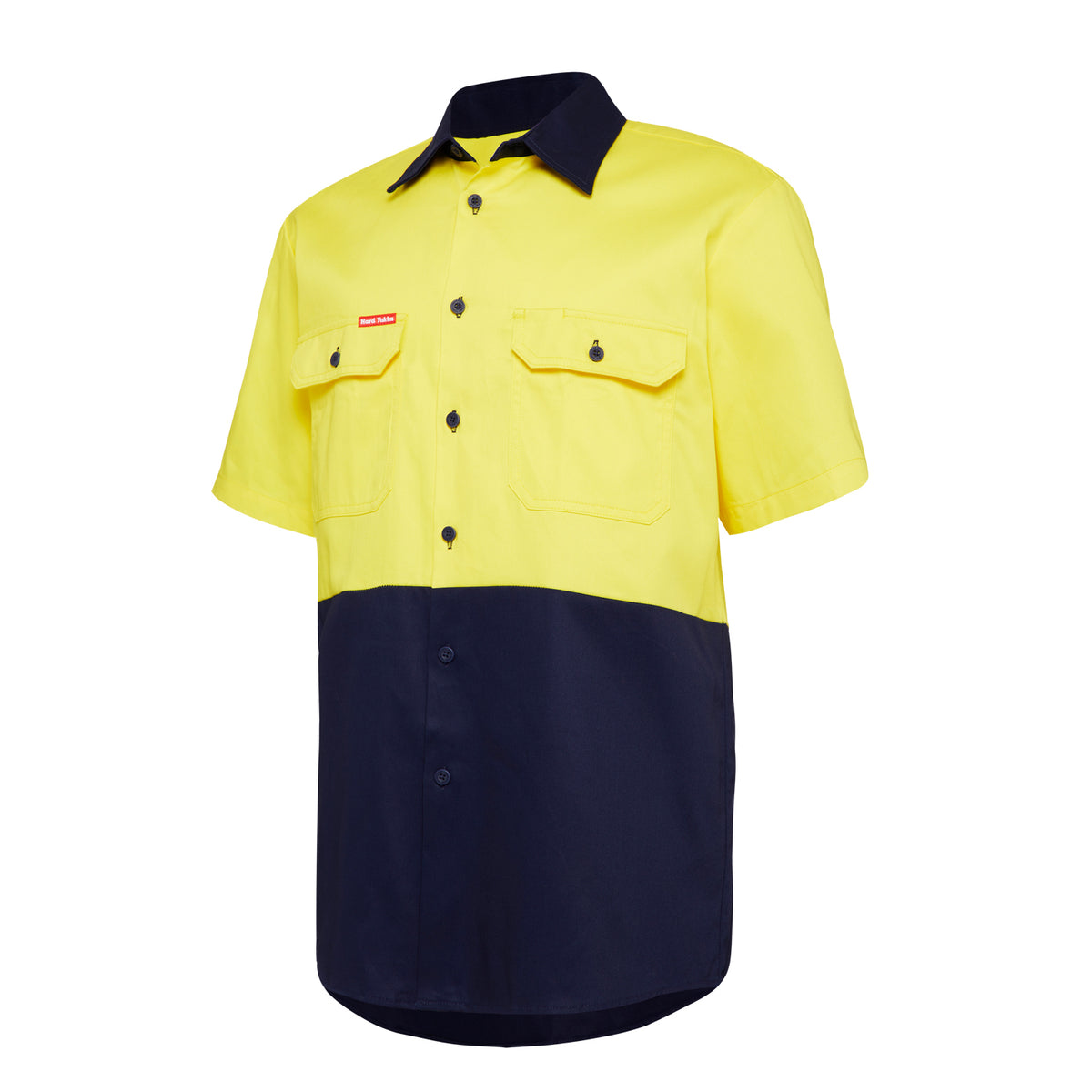 Hard Yakka Men's S/S Lightweight 2 Tone Ventilated Shirt Y04620