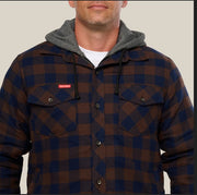 Men's Quilted Flannel Shacket