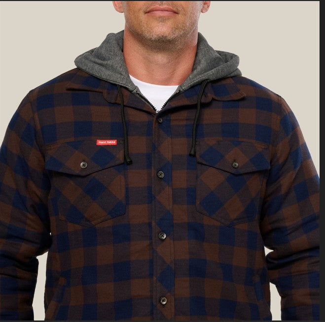 Men's Quilted Flannel Shacket